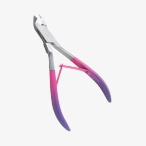 Cuticle Nipper Double Spring Box Joint Faded Powder Coated