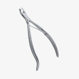 Cuticle Nipper Single Spring Round Pattern Box Joint